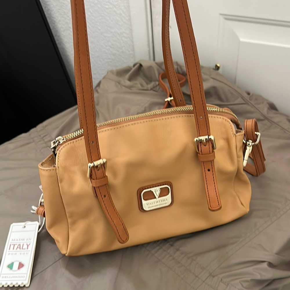 Authentic 💯%Valentina Tan Crossbody Bag
